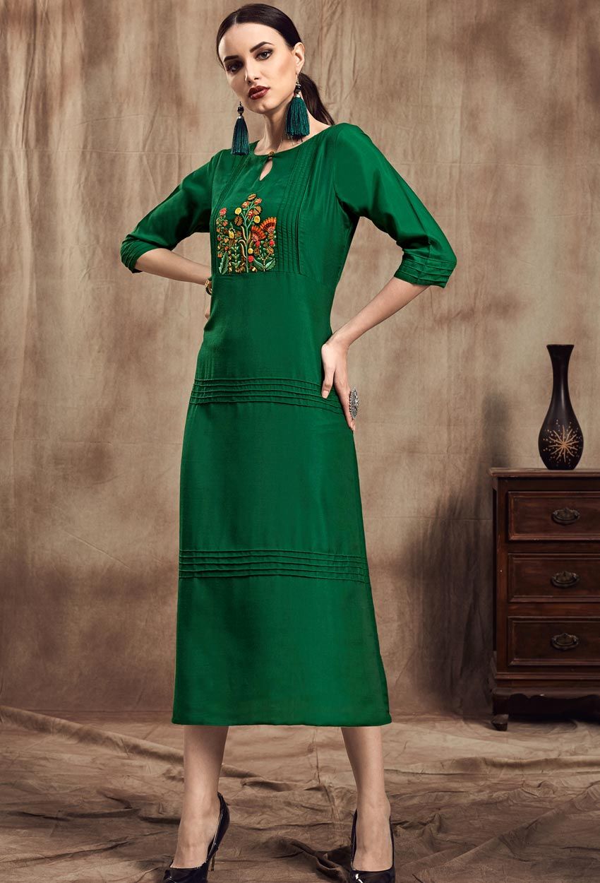 Embroidered Kurti for Light Occasions