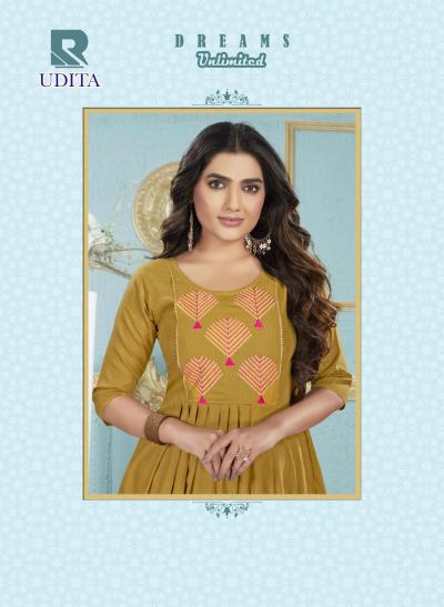 Buy Disha Industries Women's Cotton Jaipuri Printed Maxi Long Dress  (Yellow, Free Size) at Amazon.in