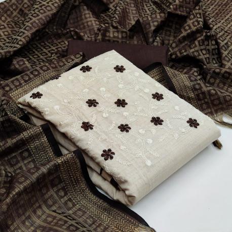 khadi cotton dress materials online TCNX Khadi Cotton 1 Designer Casual Wear Khadi Dress Materials:  Textilecatalog