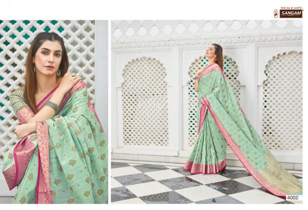 Sangam Narayani Fancy Cotton Handloom Saree