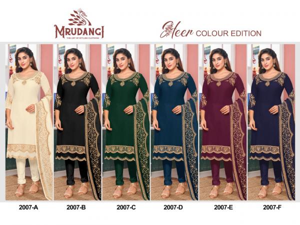 Mrudangi Heer Colour Edition Designer Georgette Salwar 