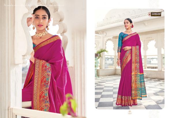 Sangam Matka Handloom Fancy Ethnic Wear Saree