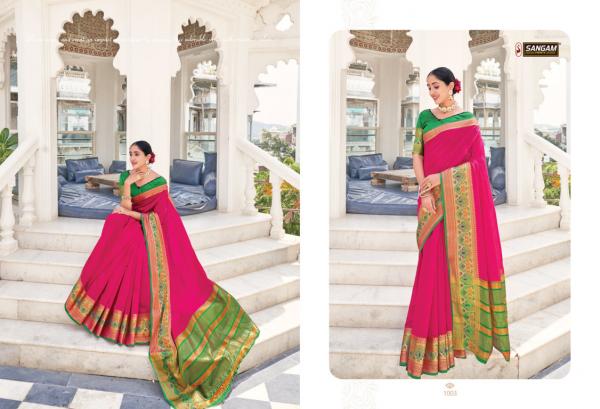 Sangam Matka Handloom Fancy Ethnic Wear Saree