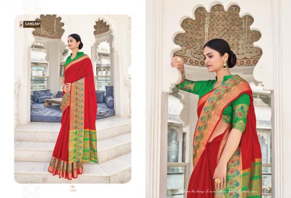 Sangam Matka Handloom Fancy Ethnic Wear Saree