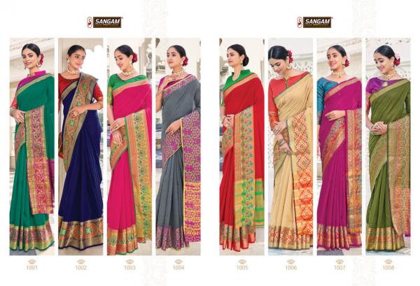 Sangam Matka Handloom Fancy Ethnic Wear Saree