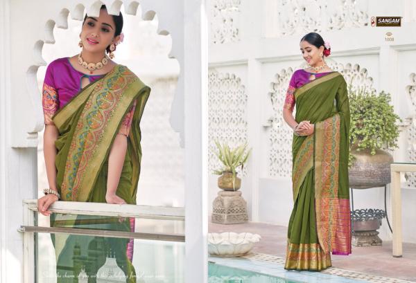 Sangam Matka Handloom Fancy Ethnic Wear Saree