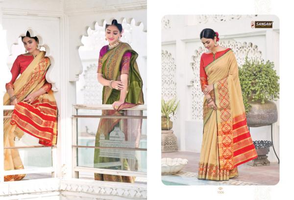 Sangam Matka Handloom Fancy Ethnic Wear Saree