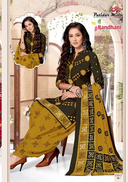 Patidar Bandhani Special Vol 29 Beautiful Cotton Dress Materials 