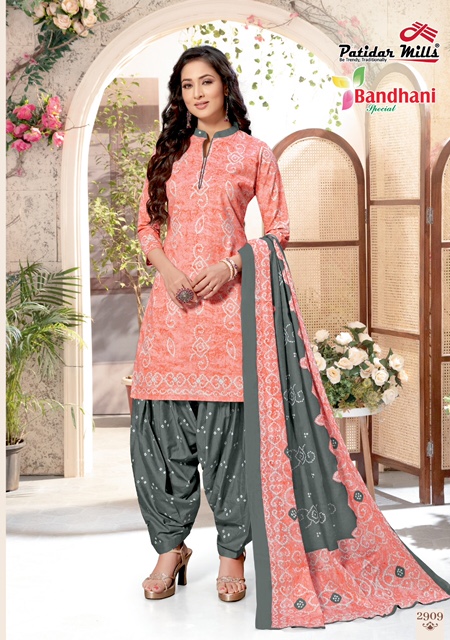 Patidar Bandhani Special Vol 29 Beautiful Cotton Dress Materials 