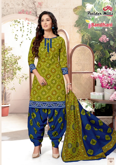 Multicolor Bandhani Dress Material at Best Price in Surat | Triveni Creation