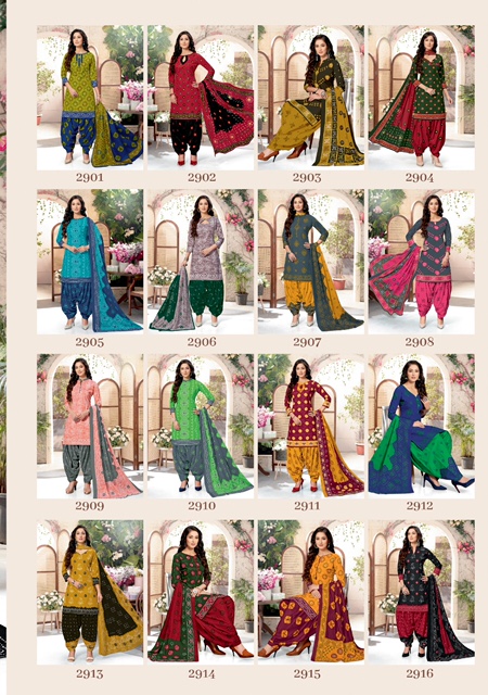 Patidar Bandhani Special Vol 29 Beautiful Cotton Dress Materials 