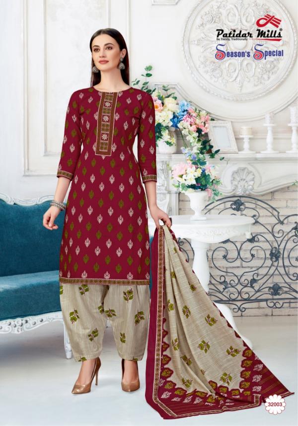 Patidar Season's Special vol 32 Beautiful Printed Dress Materials