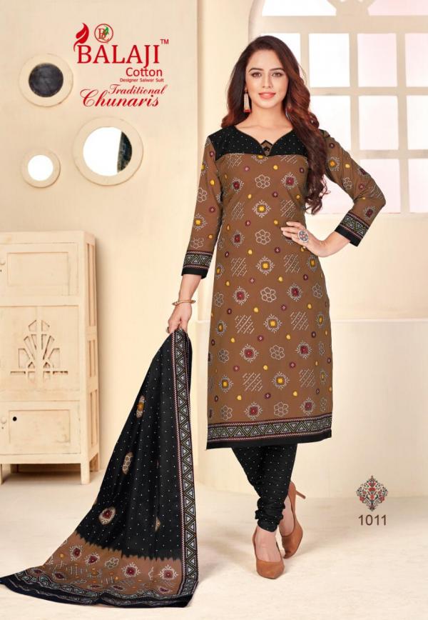 Balaji Traditional Chunaris Fancy Cotton Dress Materials