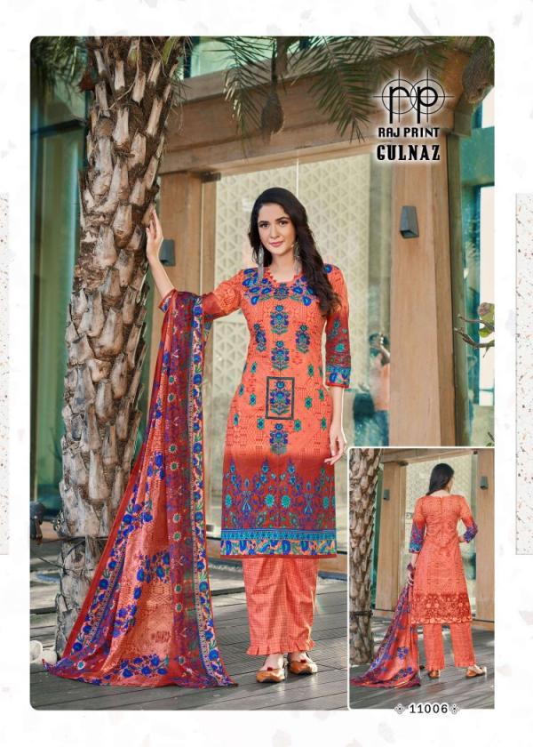 Raj Print Gulnaz 1 Fancy Cotton Printed Dress Materials