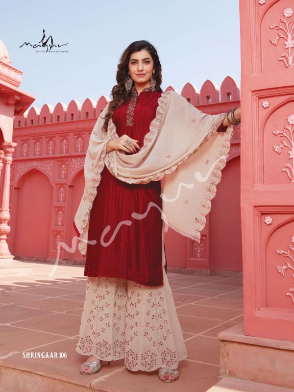  Mayur Shringaar Designer Ethnic Wear Readymade Salwar