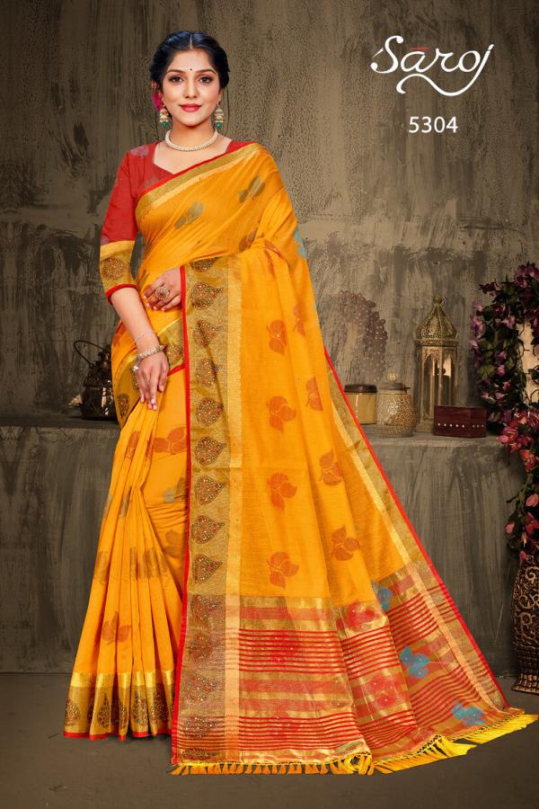 Saroj Valentine Beautiful Wedding Wear Silk Saree