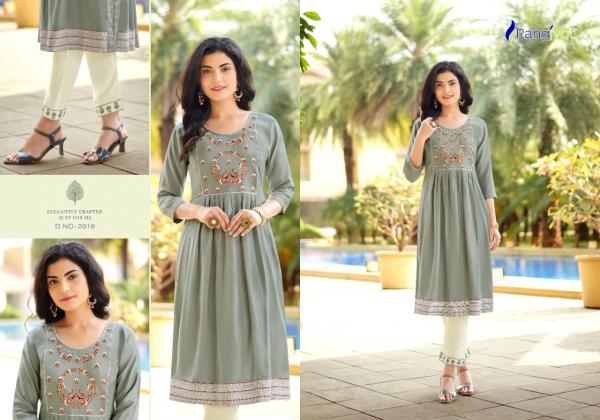 Rangjyot Mariya 3 Fancy Rayon Kurti With Bottom 