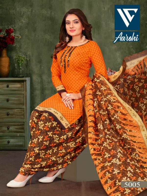 Aarohi 5 Beautiful Cotton Printed Dress Materials