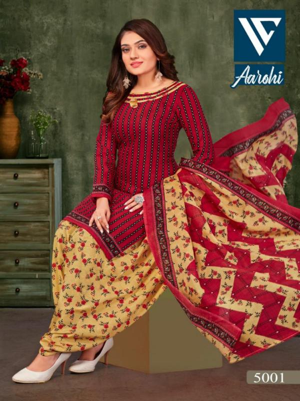 Aarohi 5 Beautiful Cotton Printed Dress Materials