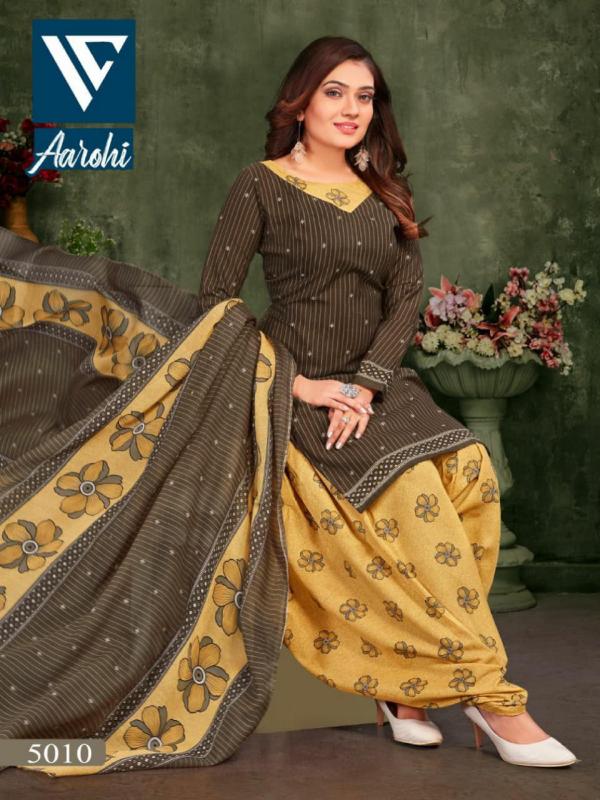 Aarohi 5 Beautiful Cotton Printed Dress Materials