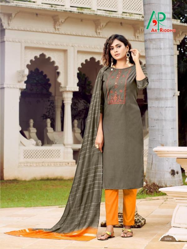 Art Riddh's RRR Designer Cotton Kurti With Dupatta