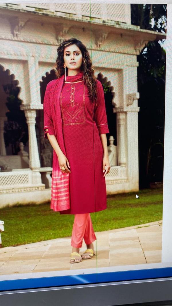 Art Riddh's RRR Designer Cotton Kurti With Dupatta