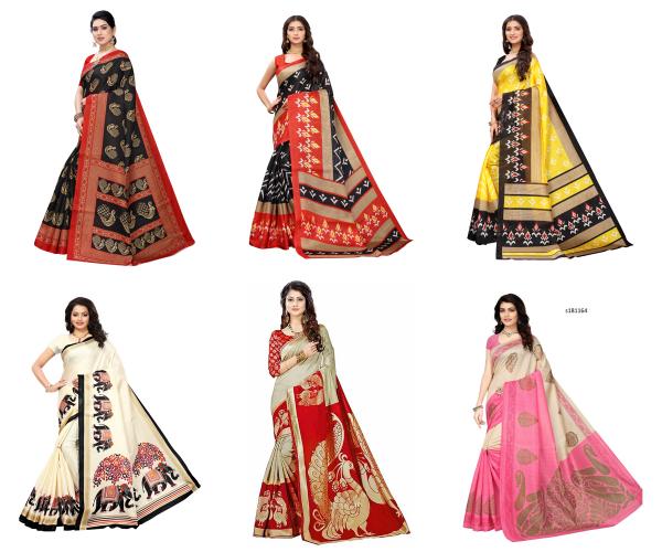 Khadi Silk Saree 5 Designer Festive Wear Saree