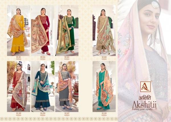 Alok Akshitii Designer Ethnic Wear Dress Materials