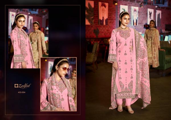 Zulfat Aline Designer Cotton Printed Dress Materials