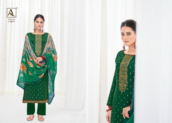 Alok Tarunika Designer Cotton Embroidery Dress Materials