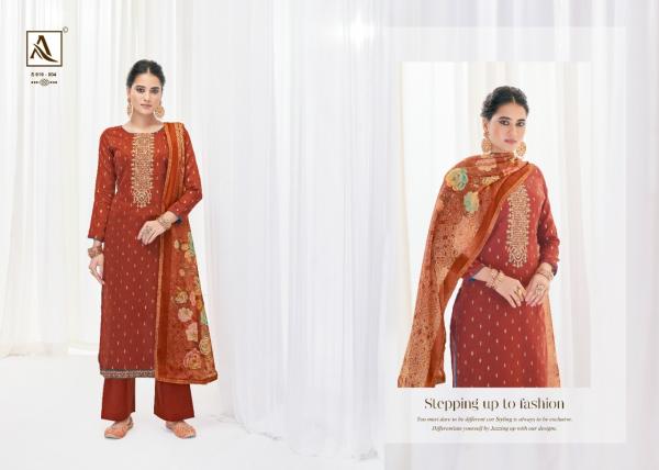 Alok Tarunika Designer Cotton Embroidery Dress Materials