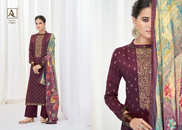 Alok Tarunika Designer Cotton Embroidery Dress Materials