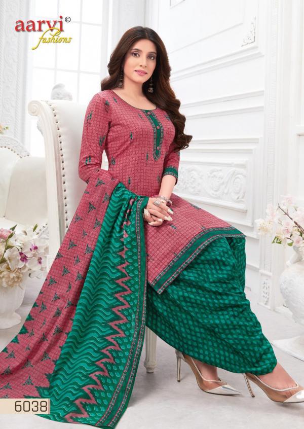 Aarvi Special Patiyala Vol-17 Fancy Cotton Daily Wear Dress Materials