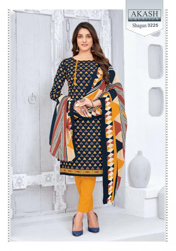 Akash Shagun Vol-32 Fancy Cotton Printed Dress Materials