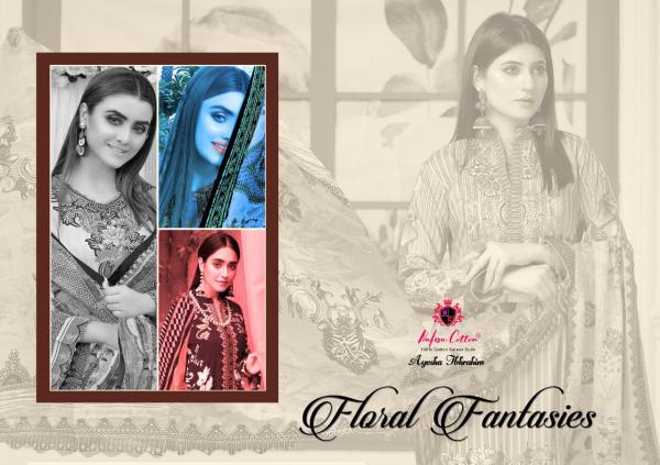 Nafisa Ayesha Ibhrahim Vol-3 Fancy Cotton Printed Dress Materials