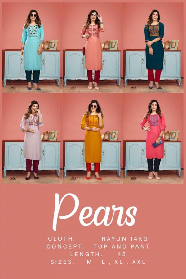 Pears Fancy Designer Feastive Wear Kurties