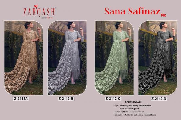 Zarqash Sana Safinaz 2107 Beautiful Embroidery Pakistani Salwar