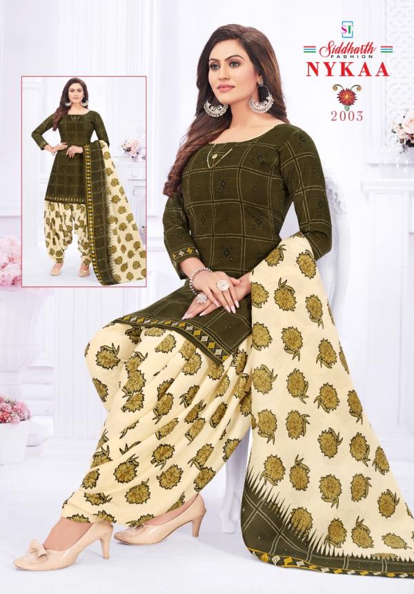 Siddharth Nykaa Vol-2 Cotton Dress Material Collection