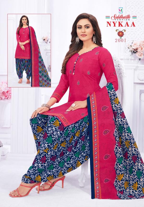 Siddharth Nykaa Vol-2 Cotton Dress Material Collection