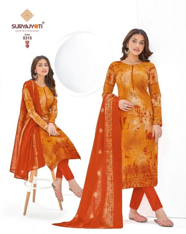 Suryajyoti Trendy Cotton Vol 53 Cotton Dress Material Collection 