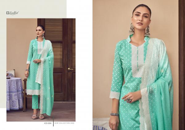 Zulfat Saumya Exclusive Designer Unstich Suits Collection