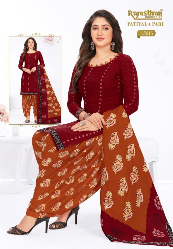 Rajasthan Patiyala Pari Vol-13 Readymade Cotton Dress Catalog