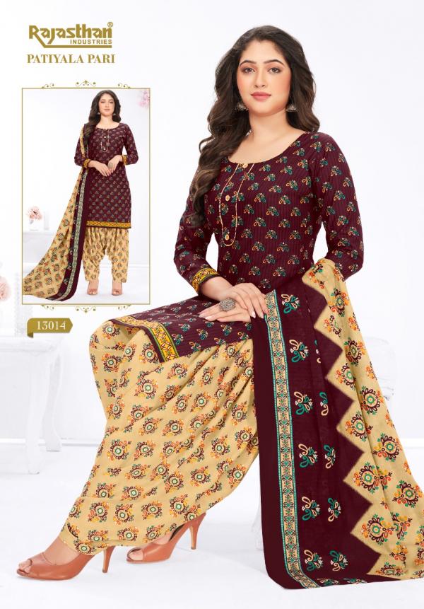 Rajasthan Patiyala Pari Vol-13 Readymade Cotton Dress Catalog