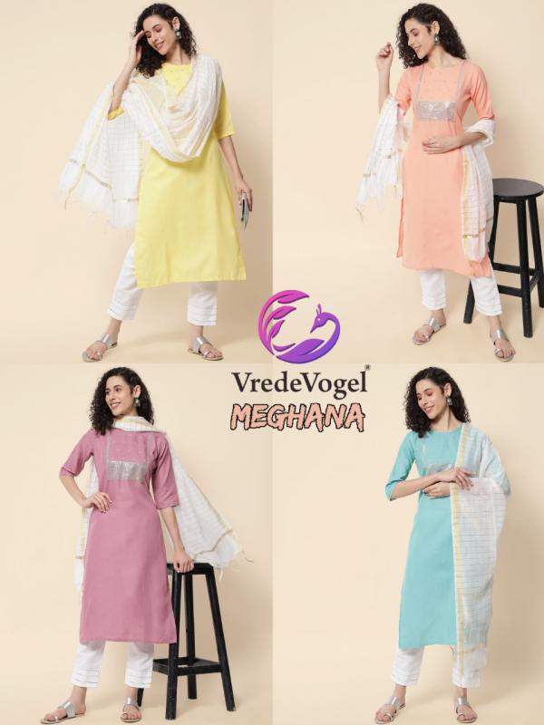 VredeVogel Meghana Cotton Readymade Wear Catalog