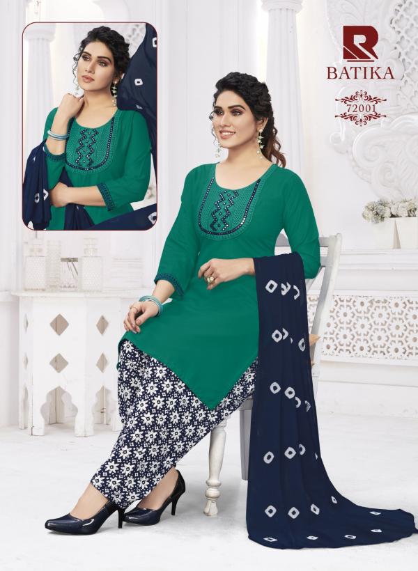 Raashi Batika Rayon Readymade Patiyala Suits Collection