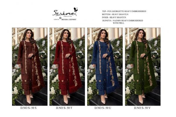 Serine S 50 Georgette Colourful Pakistani Suits Collection