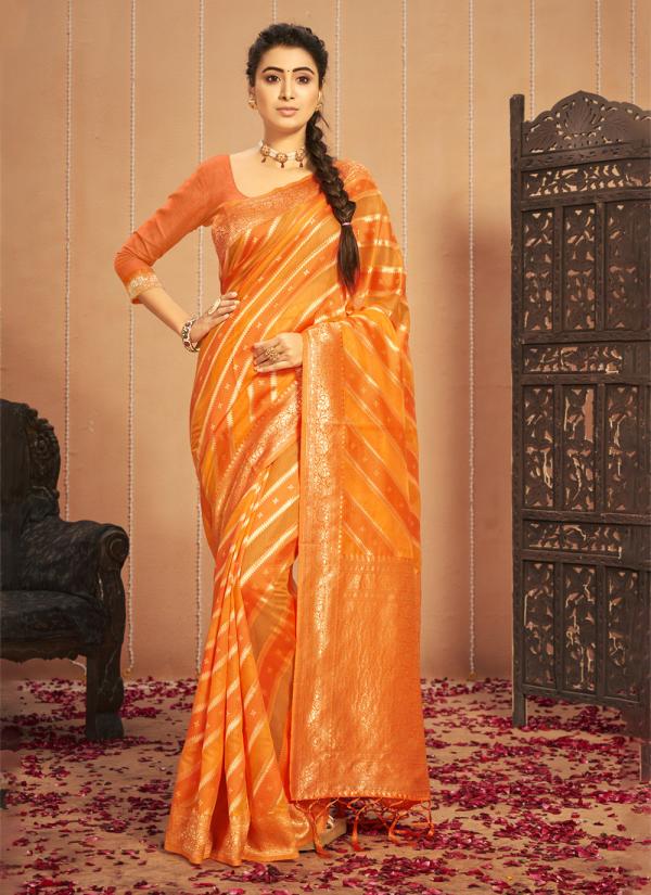 Sangam Rashi Festive Wear Cotton Sarees Collection