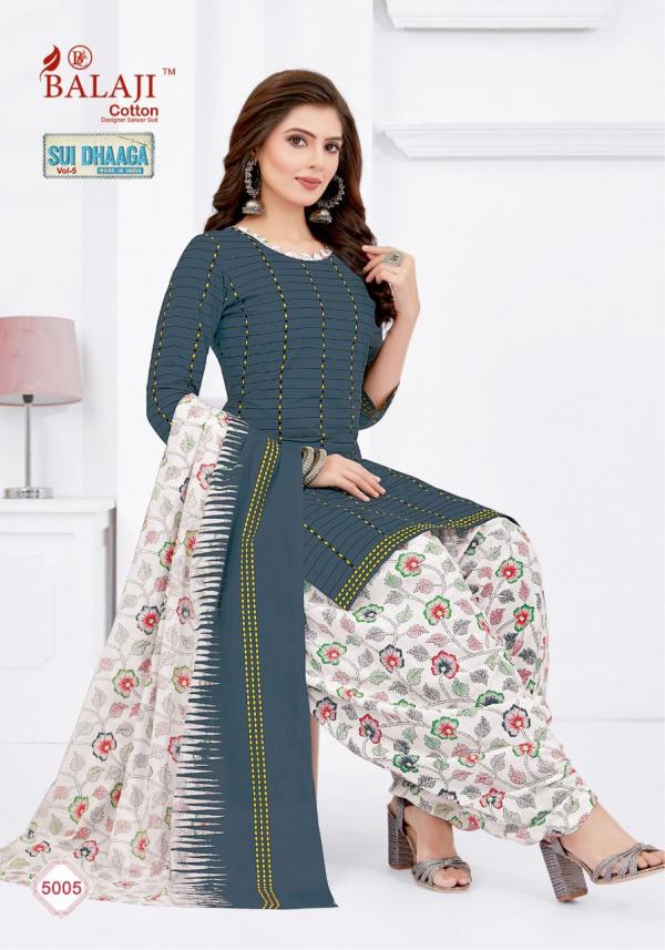 Balaji Sui Dhaga Vol-5 Cotton Designer Printed Dress Material