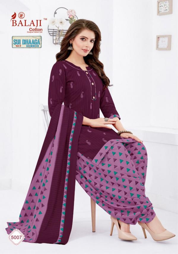 Balaji Sui Dhaga Vol-5 Cotton Designer Printed Dress Material