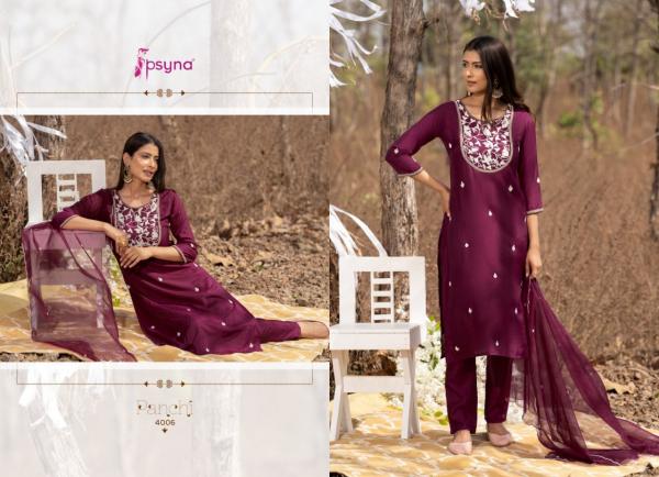 Psyna Panchi 4 Exclusive Designer Musleen Wear Kurti Pant With Dupatta Collection